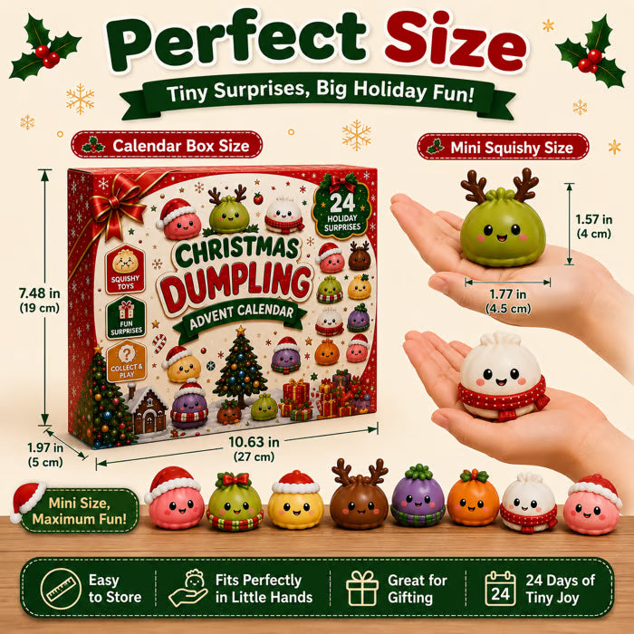 🎄 24 Days of Squishy Surprises Christmas Advent Calendar