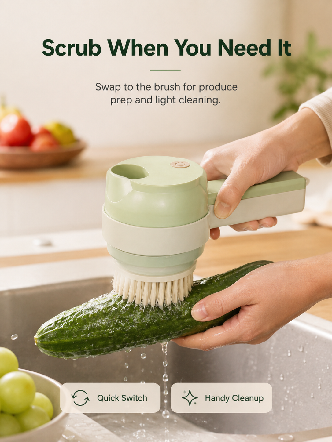 ⏳ FINAL 24 HOURS · 50% OFF 4-in-1 Cordless Electric Vegetable Chopper