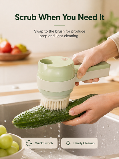 ⏳ FINAL 24 HOURS · 50% OFF 4-in-1 Cordless Electric Vegetable Chopper