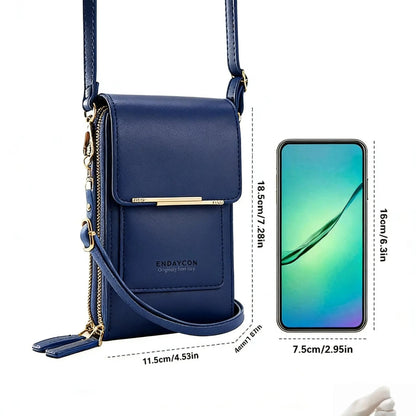Dobryla®💞LAST DAY 50% OFF ✨👜📱Simple and elegant women's touchscreen crossbody phone wallet