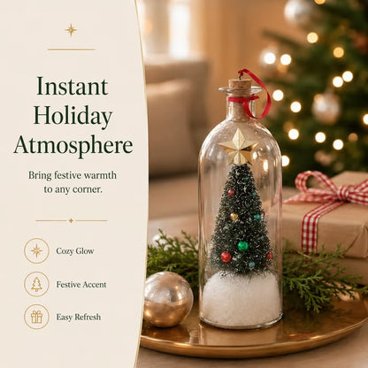🎙️ Recordable Christmas Tree Bottle – 30-Second Voice Message