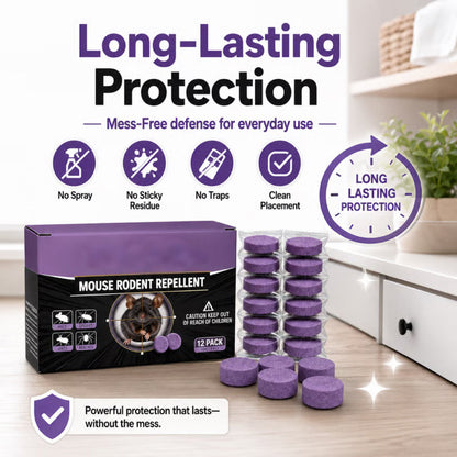 🐭12-Pack Rodent Repellent Balls for Home Kitchen – 🌿 A SCENT BARRIER THEY DON’T WANT TO STICK AROUND