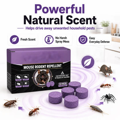 🐭12-Pack Rodent Repellent Balls for Home Kitchen – 🌿 A SCENT BARRIER THEY DON’T WANT TO STICK AROUND