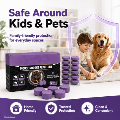 🐭12-Pack Rodent Repellent Balls for Home Kitchen – 🌿 A SCENT BARRIER THEY DON’T WANT TO STICK AROUND