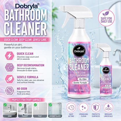 ⏳ FINAL 24 HOURS · 50% OFF🍄 Mold & Grime Gone Fast – Powerful Bathroom Cleaning Spray
