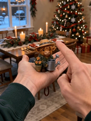 🐮 24 Days Highland Cow Advent Calendar With 24 Mini Surprises