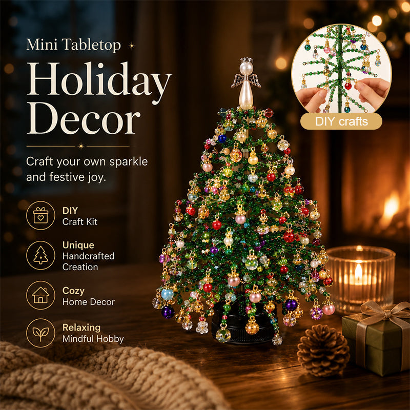 🎄 DIY Beaded Christmas Tree Kit – 5 Unique Styles UPSELL