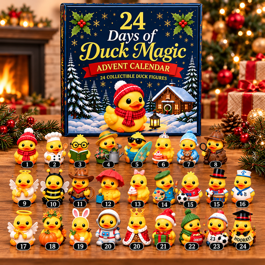🦆 24-Day Duck Christmas Advent Calendar With 24 Surprise Figures