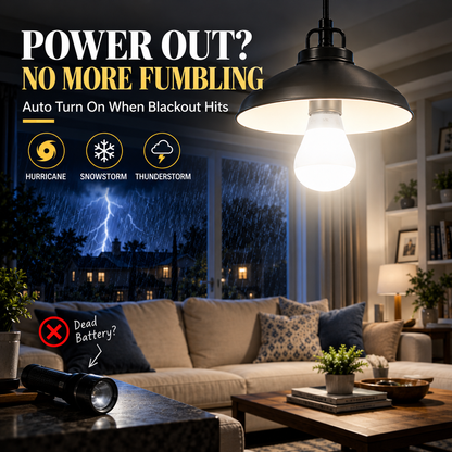 💡Rechargeable Emergency Light Bulbs – Stay Lit During Outages