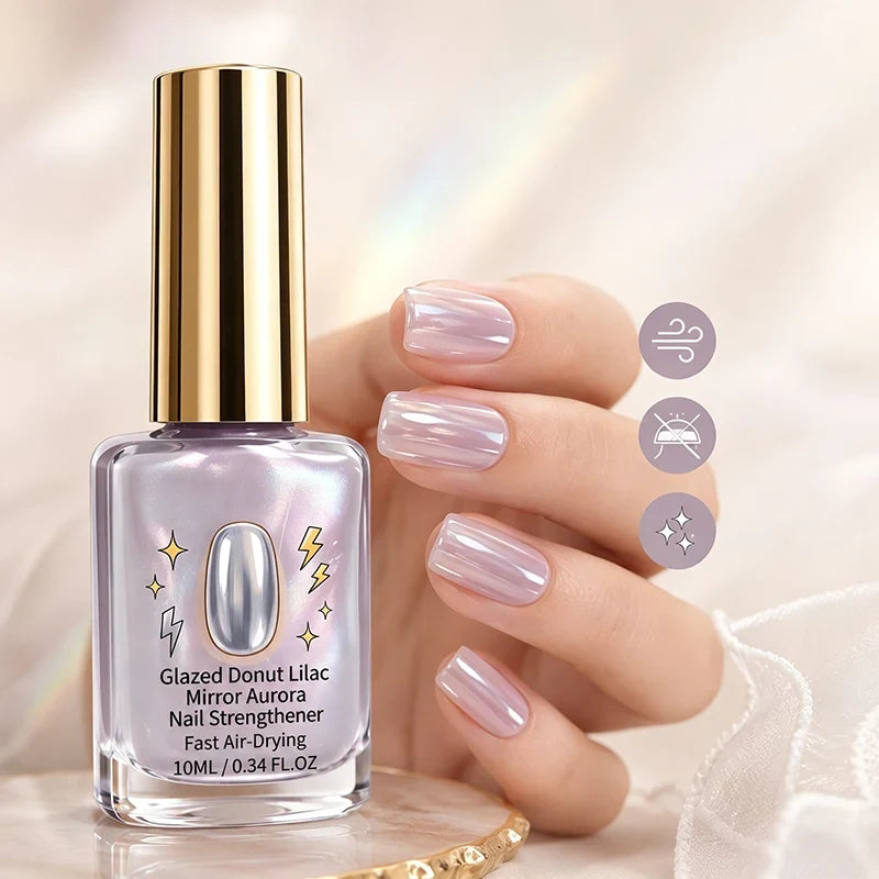 Dropavira® Lilac Glossy Mirror Nail Strengthener