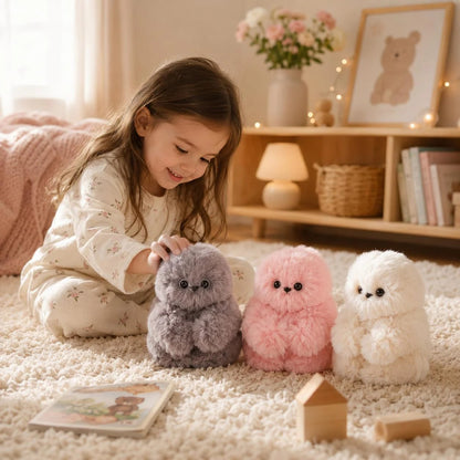 👀💕LAST DAY 50% OFF ✨Cute AI shy Emotional companionship robot doll bag charm plush toy👜-It can sing, turn its head, and learn to speak🤖