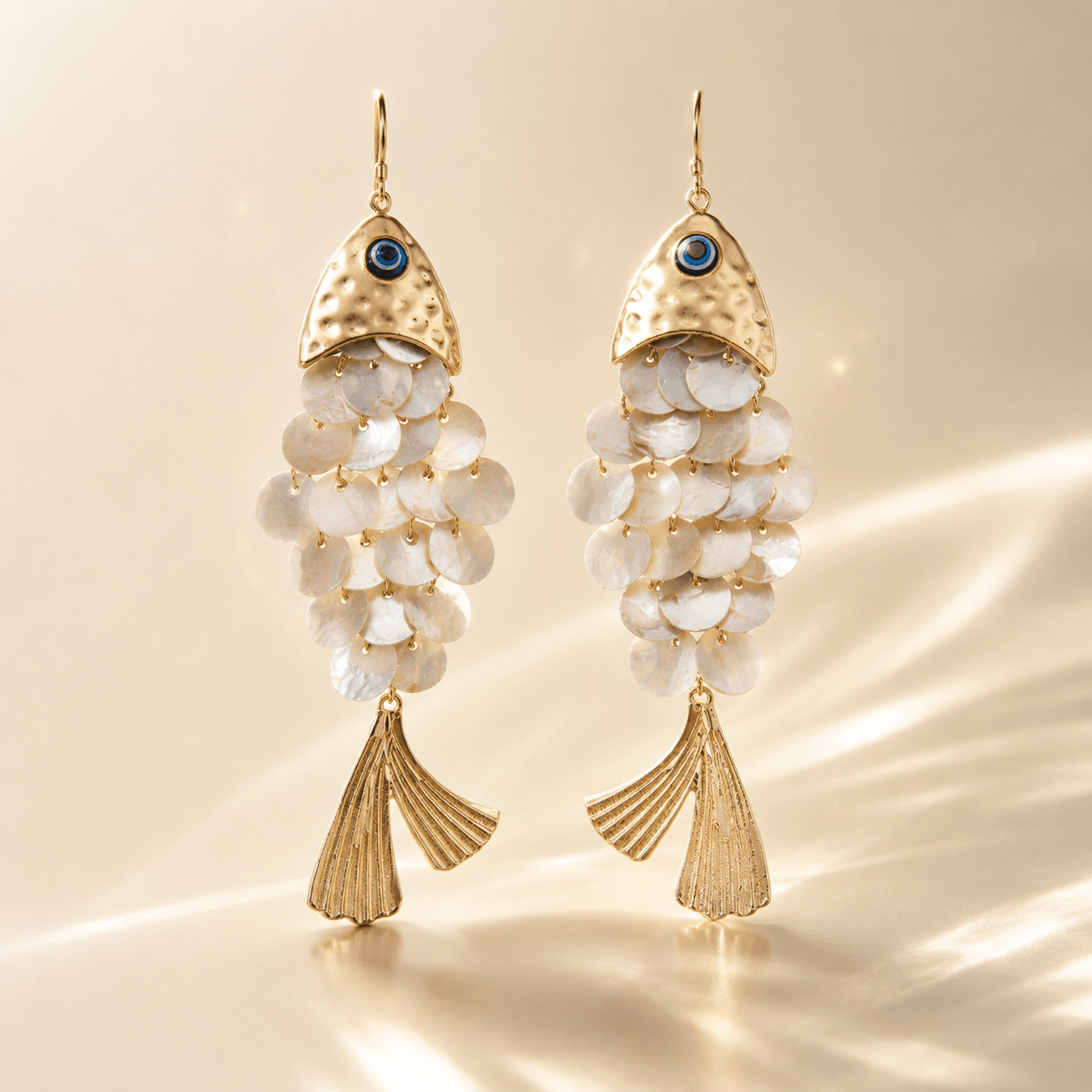 Maris Sculptural Fish Earrings