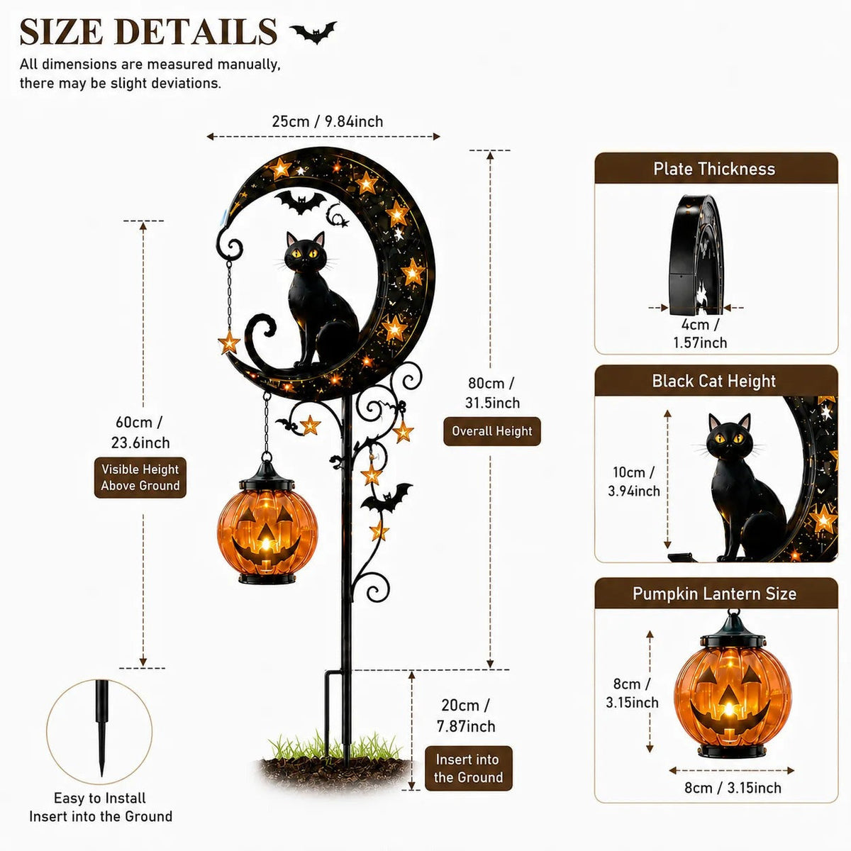Dobryla®🎃 Halloween Early Bird Sale | 50% OFF Pumpkin Moon Garden Stake Light