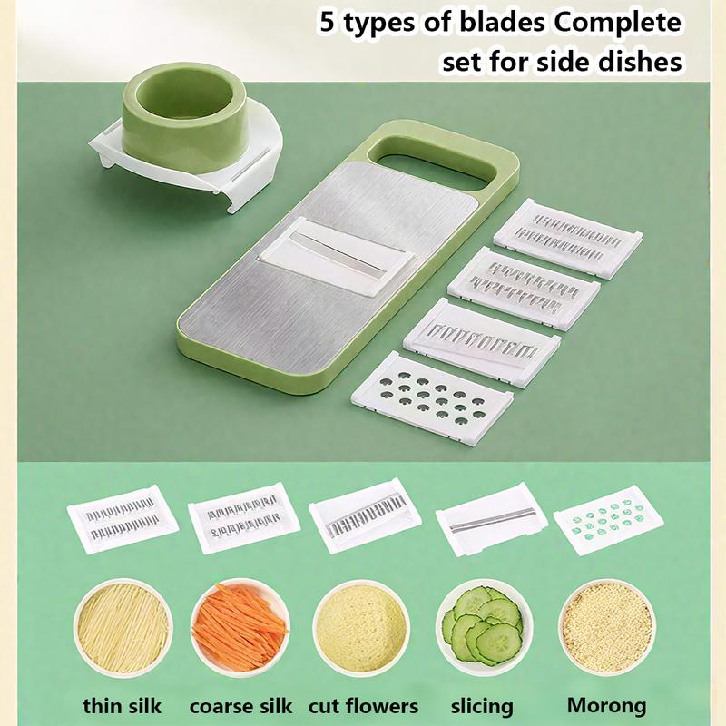 ⏳ FINAL 24 HOURS · 50% OFF🥕 5-in-1 Vegetable Cutter – Slice, Shred & Grate Faster