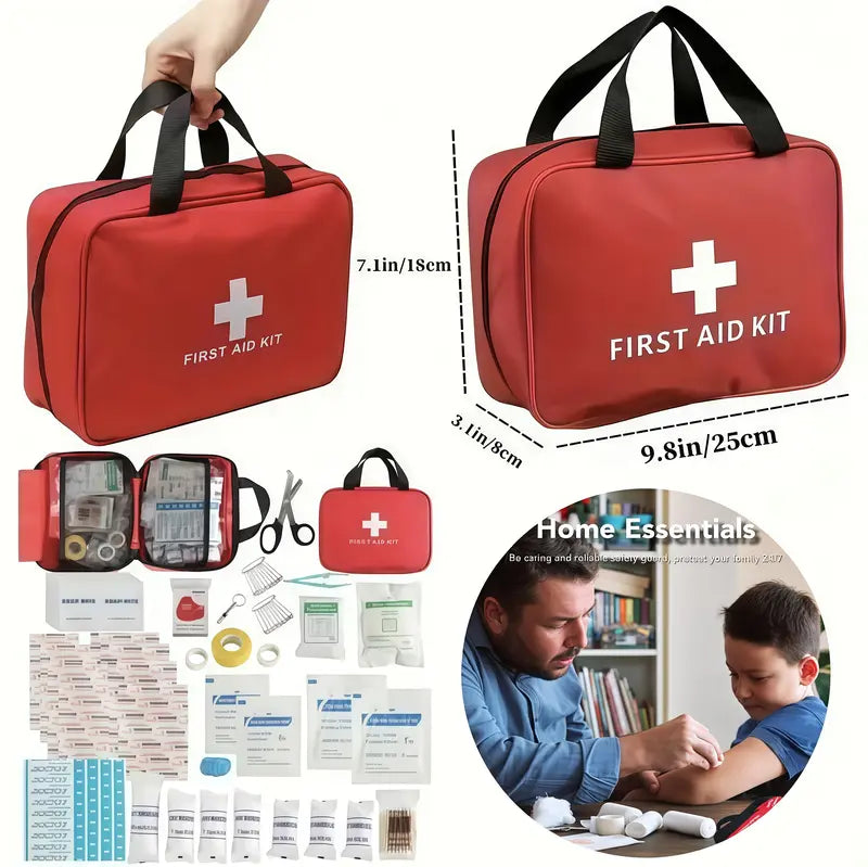 ⏳ FINAL 24 HOURS · 50% OFF🩹 160-Piece Portable First Aid Kit – Everyday Essentials Ready To Go