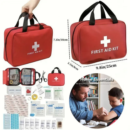 ⏳ FINAL 24 HOURS · 50% OFF🩹 160-Piece Portable First Aid Kit – Everyday Essentials Ready To Go