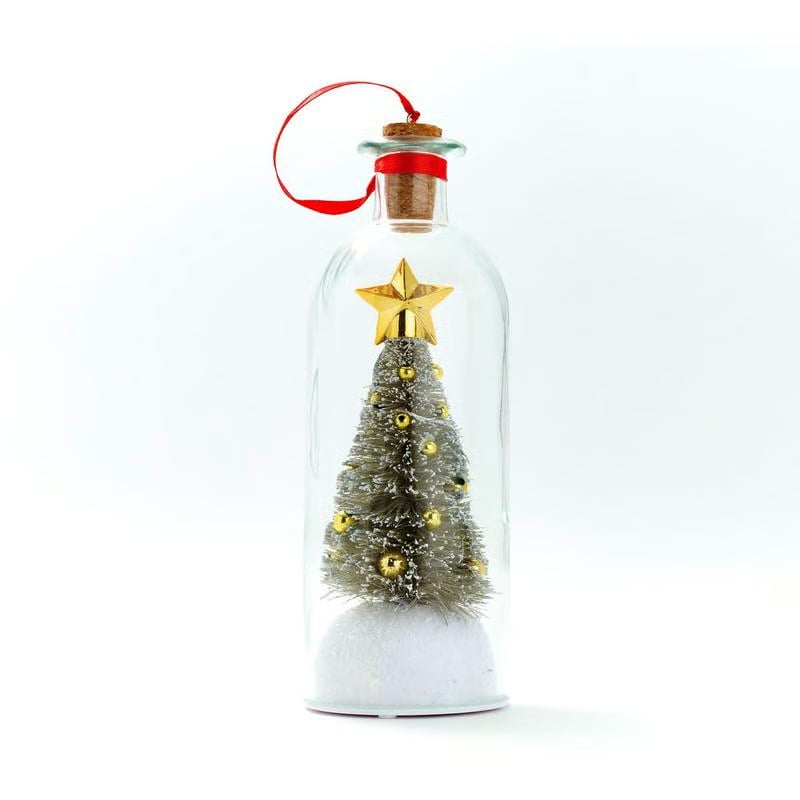 🎙️ Recordable Christmas Tree Bottle – 30-Second Voice Message
