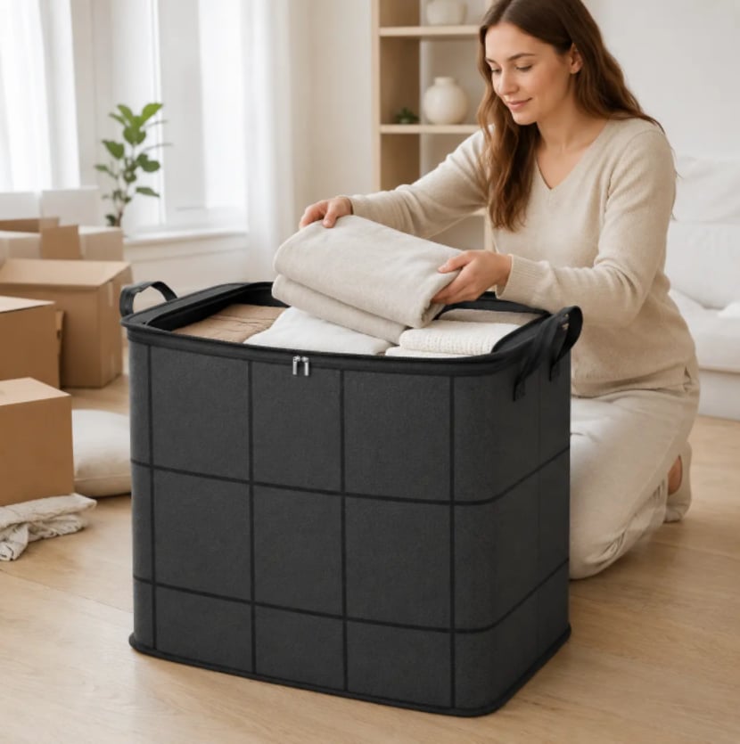 🔥LAST DAY 50% OFF ✨-Spacious Moving Storage Bin