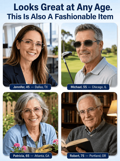 ⏳LAST DAY 50% OFF ✨[Regain Your Youthful Vision] Smart Zoom Diamond-Cut Reading Glasses
