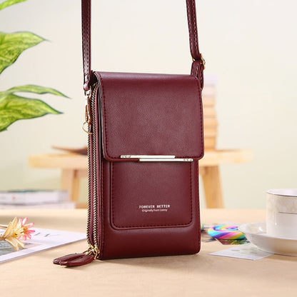 Dobryla®💞LAST DAY 50% OFF ✨👜📱Simple and elegant women's touchscreen crossbody phone wallet