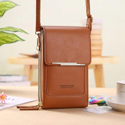 Dobryla®💞LAST DAY 50% OFF ✨👜📱Simple and elegant women's touchscreen crossbody phone wallet