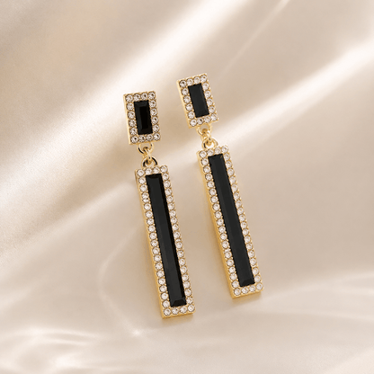 Noiré Geometric Drop Earrings