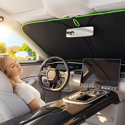 🔥LAST DAY 50% OFF ✨ Portable Heat-Insulating Vehicle Sunshade, Upgraded Thickened Front Window Sun Shade