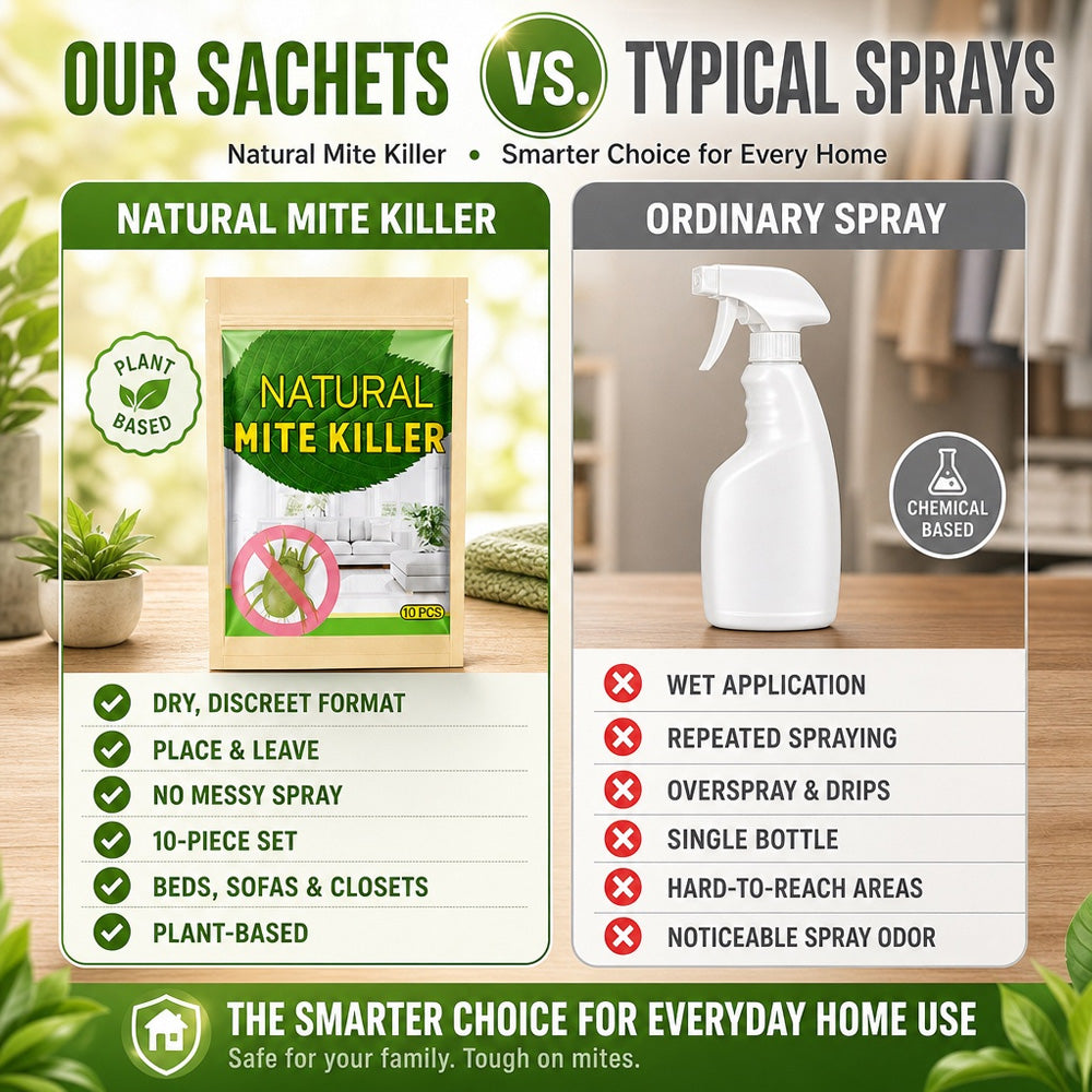 ⏳ FINAL 24 HOURS · 50% OFF🌿 Bed Bug & Dust Mite Repellent Sachets – Just Place and Leave
