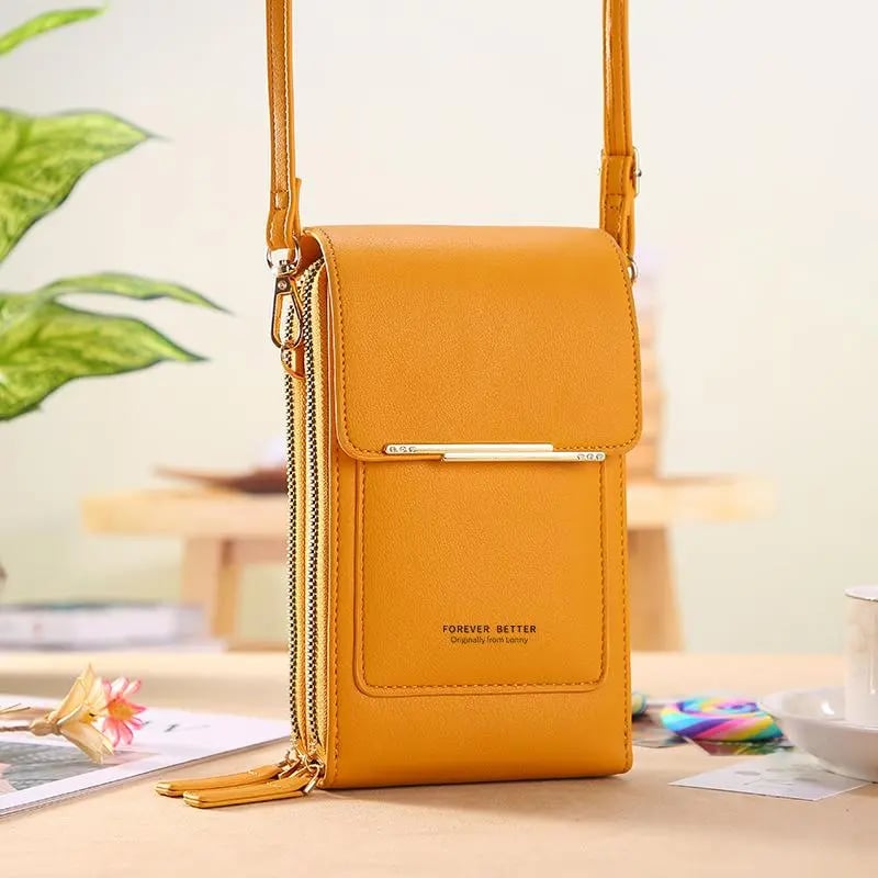 Dobryla®💞LAST DAY 50% OFF ✨👜📱Simple and elegant women's touchscreen crossbody phone wallet