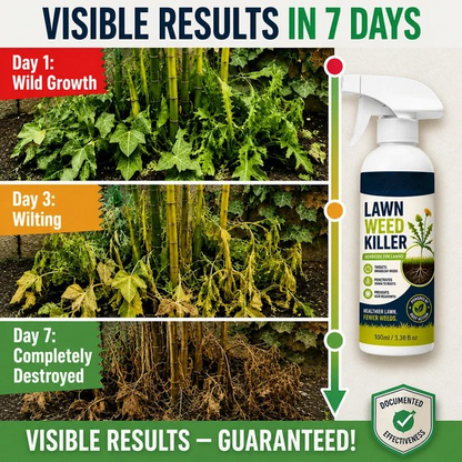 ⏳ FINAL 24 HOURS · 50% OFF🌿 Lawn Weed Killer – Fast & Easy Weed Removal