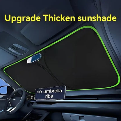 ⏳ FINAL 24 HOURS · 50% OFF🚗Portable Heat-Insulating Vehicle Sunshade, Upgraded Thickened Front Window Sun Shade