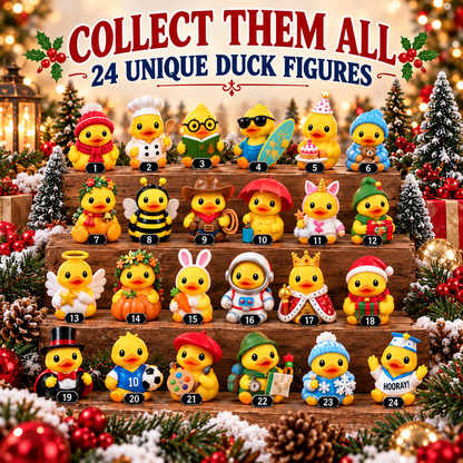 🦆 24-Day Duck Christmas Advent Calendar With 24 Surprise Figures