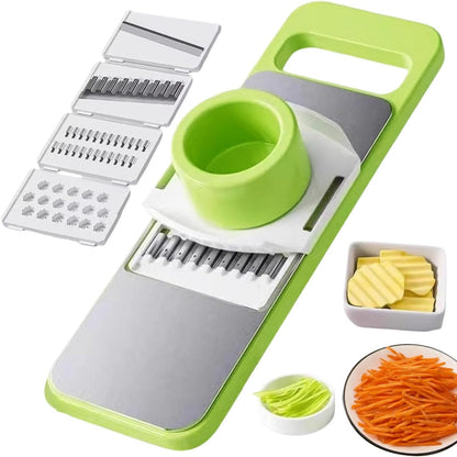 ⏳ FINAL 24 HOURS · 50% OFF🥕 5-in-1 Vegetable Cutter – Slice, Shred & Grate Faster