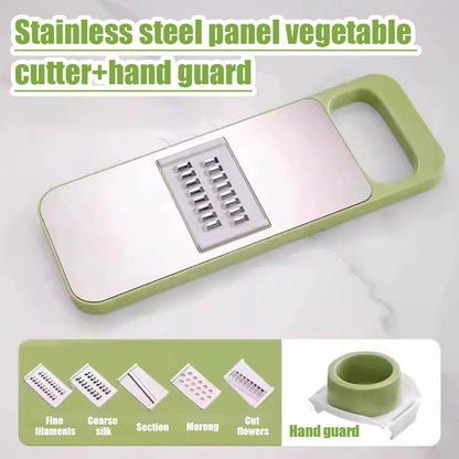 ⏳ FINAL 24 HOURS · 50% OFF🥕 5-in-1 Vegetable Cutter – Slice, Shred & Grate Faster