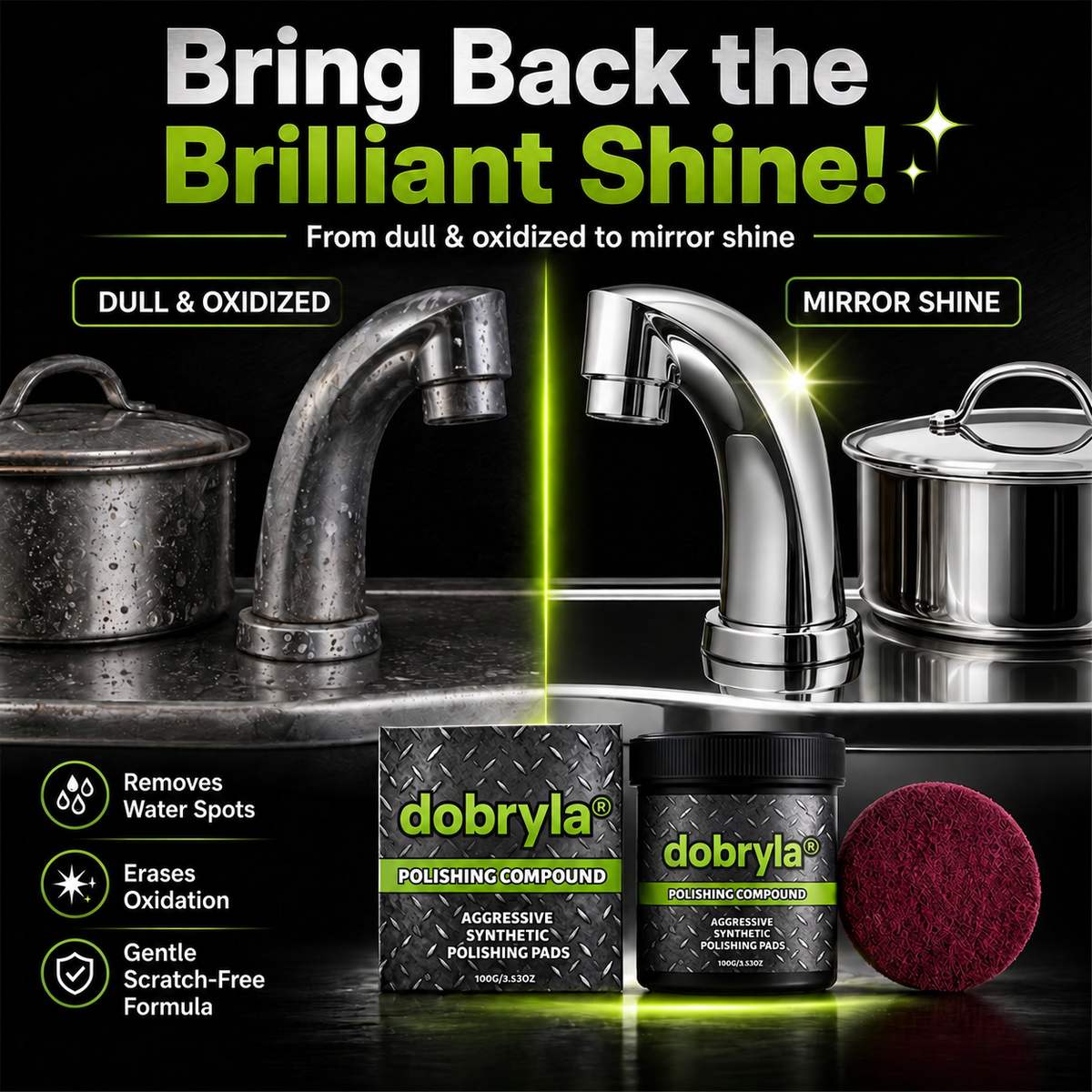 🔥LAST DAY 50% OFF ✨ All-in-One Surface Restoration Polish – Restore Dull Shine