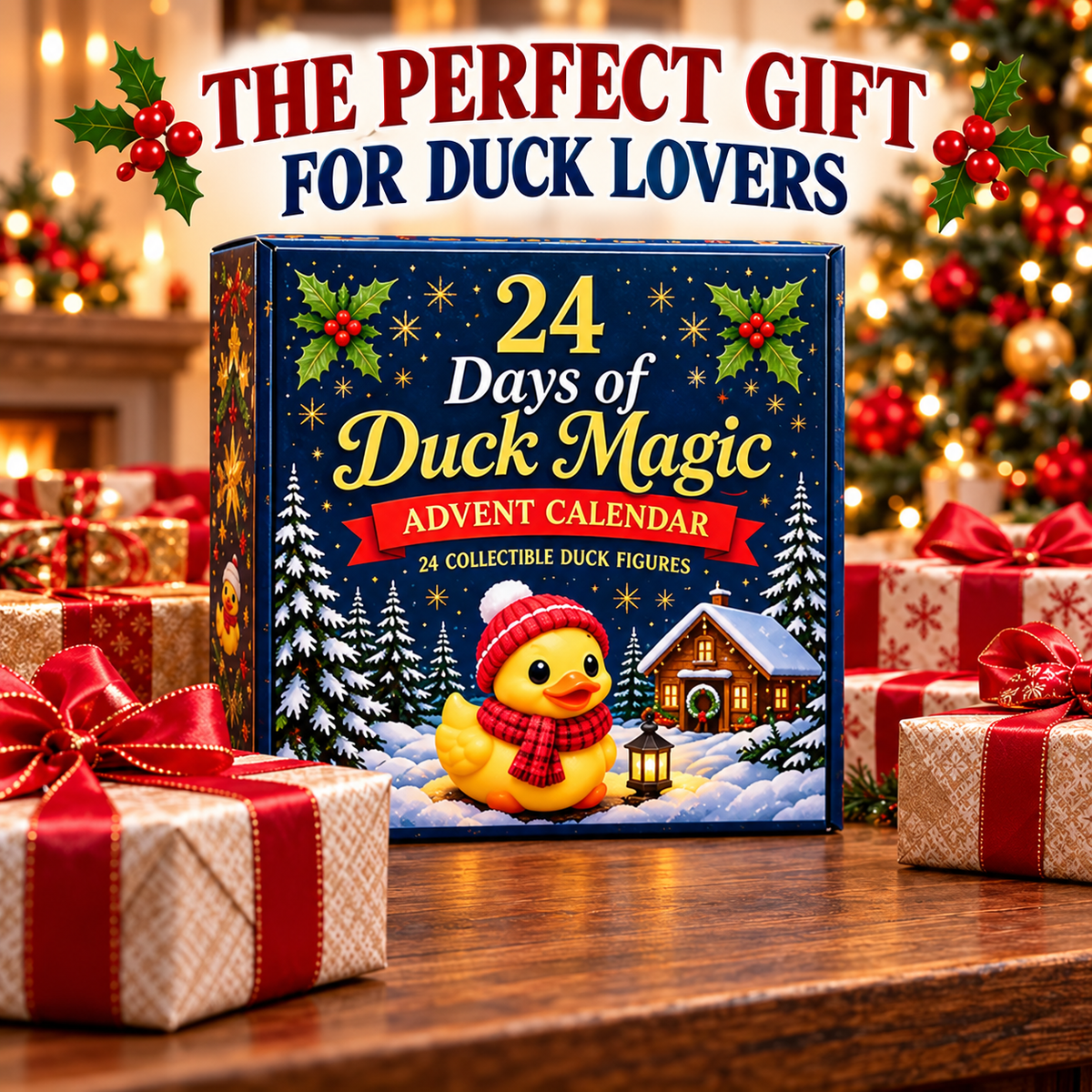 🦆 24-Day Duck Christmas Advent Calendar With 24 Surprise Figures