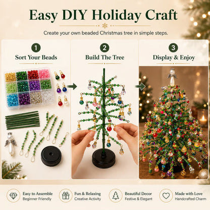 🎄 DIY Beaded Christmas Tree Kit – 5 Unique Styles