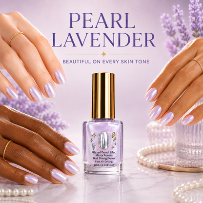 Dropavira® Lilac Glossy Mirror Nail Strengthener