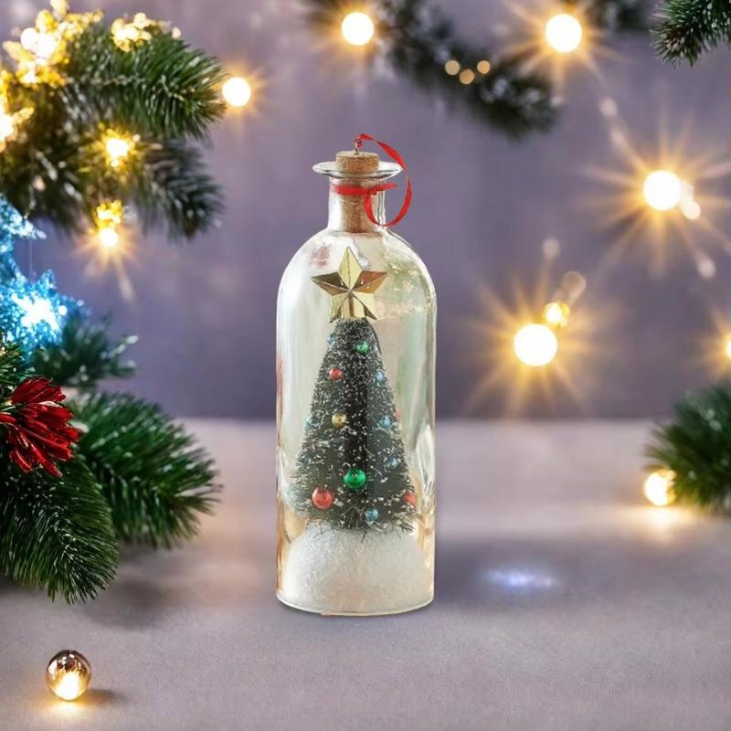 🎙️ Recordable Christmas Tree Bottle – 30-Second Voice Message