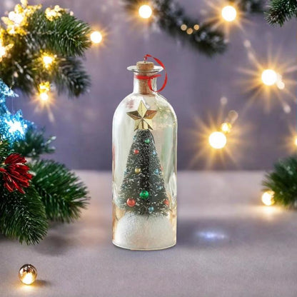 🎙️ Recordable Christmas Tree Bottle – 30-Second Voice Message