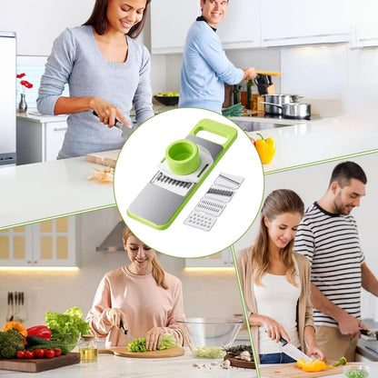 ⏳ FINAL 24 HOURS · 50% OFF🥕 5-in-1 Vegetable Cutter – Slice, Shred & Grate Faster