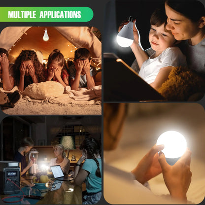 💡Rechargeable Emergency Light Bulbs – Stay Lit During Outages