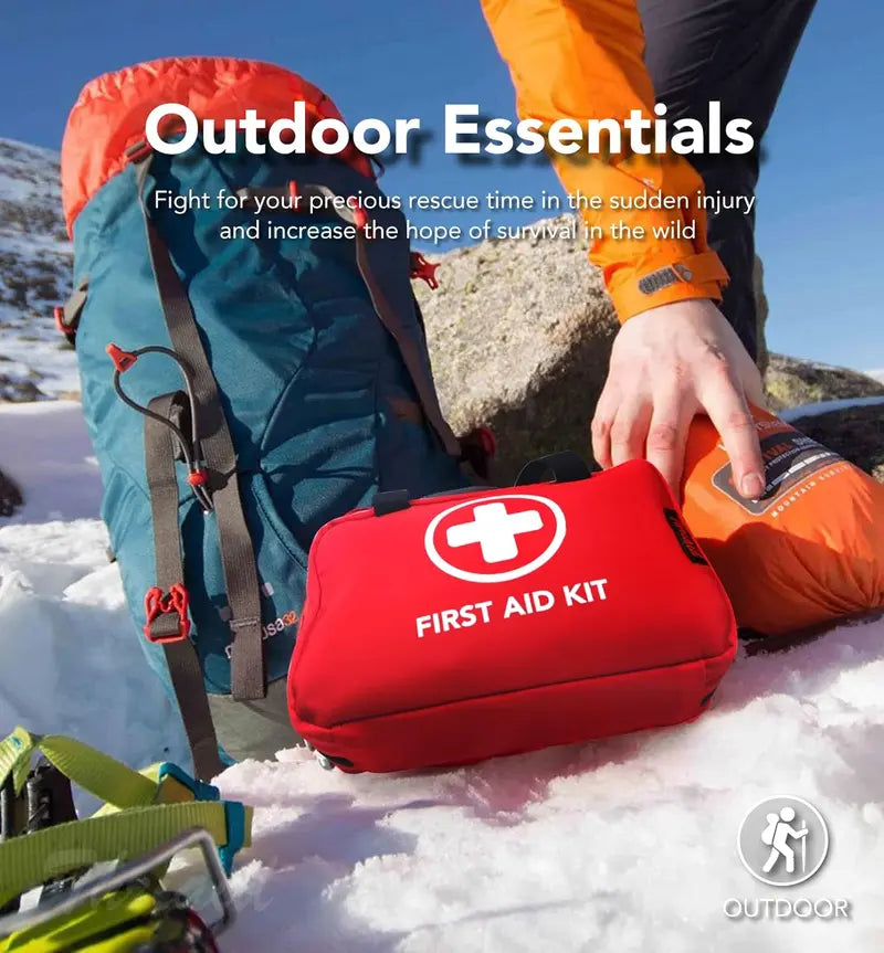 ⏳ FINAL 24 HOURS · 50% OFF🩹 160-Piece Portable First Aid Kit – Everyday Essentials Ready To Go