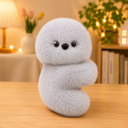 👀💕LAST DAY 50% OFF ✨Cute AI shy Emotional companionship robot doll bag charm plush toy👜-It can sing, turn its head, and learn to speak🤖