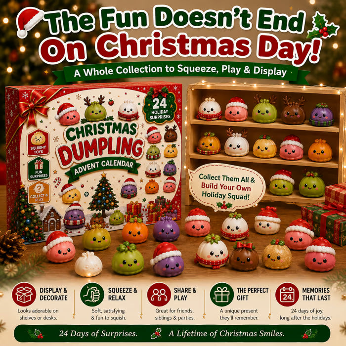 🎄 24 Days of Squishy Surprises Christmas Advent Calendar