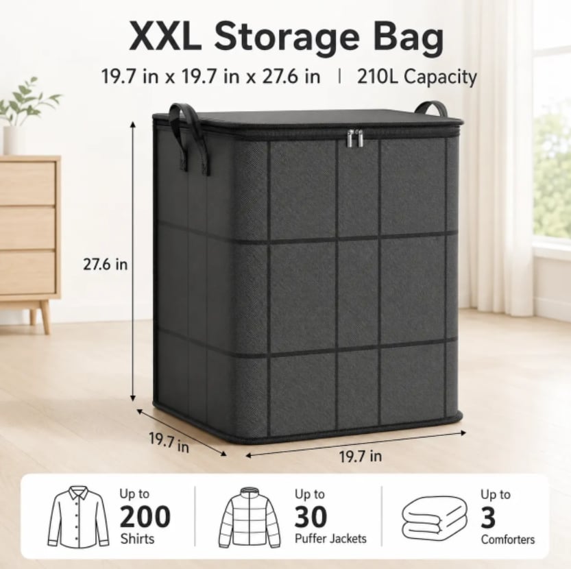 🔥LAST DAY 50% OFF ✨-Spacious Moving Storage Bin