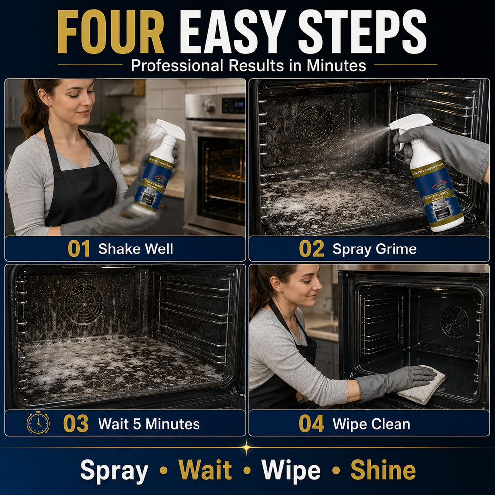 ⏳ FINAL 24 HOURS · 50% OFF🔥 Oven & Cooktop Cleaner Spray – Cut Through Burnt-On Grease