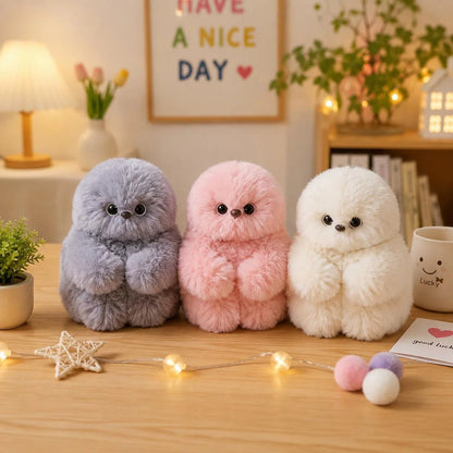 👀💕LAST DAY 50% OFF ✨Cute AI shy Emotional companionship robot doll bag charm plush toy👜-It can sing, turn its head, and learn to speak🤖