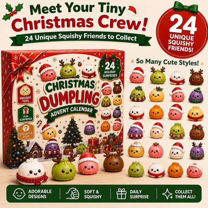 🎄 24 Days of Squishy Surprises Christmas Advent Calendar