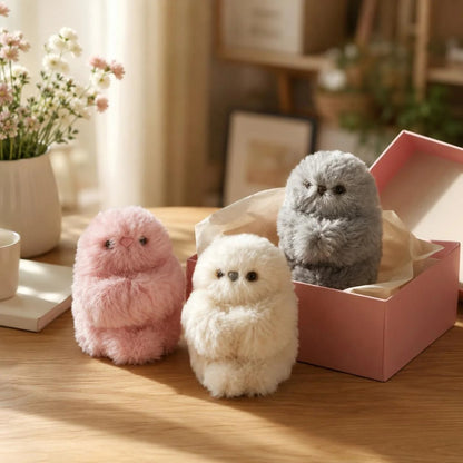 👀💕LAST DAY 50% OFF ✨Cute AI shy Emotional companionship robot doll bag charm plush toy👜-It can sing, turn its head, and learn to speak🤖